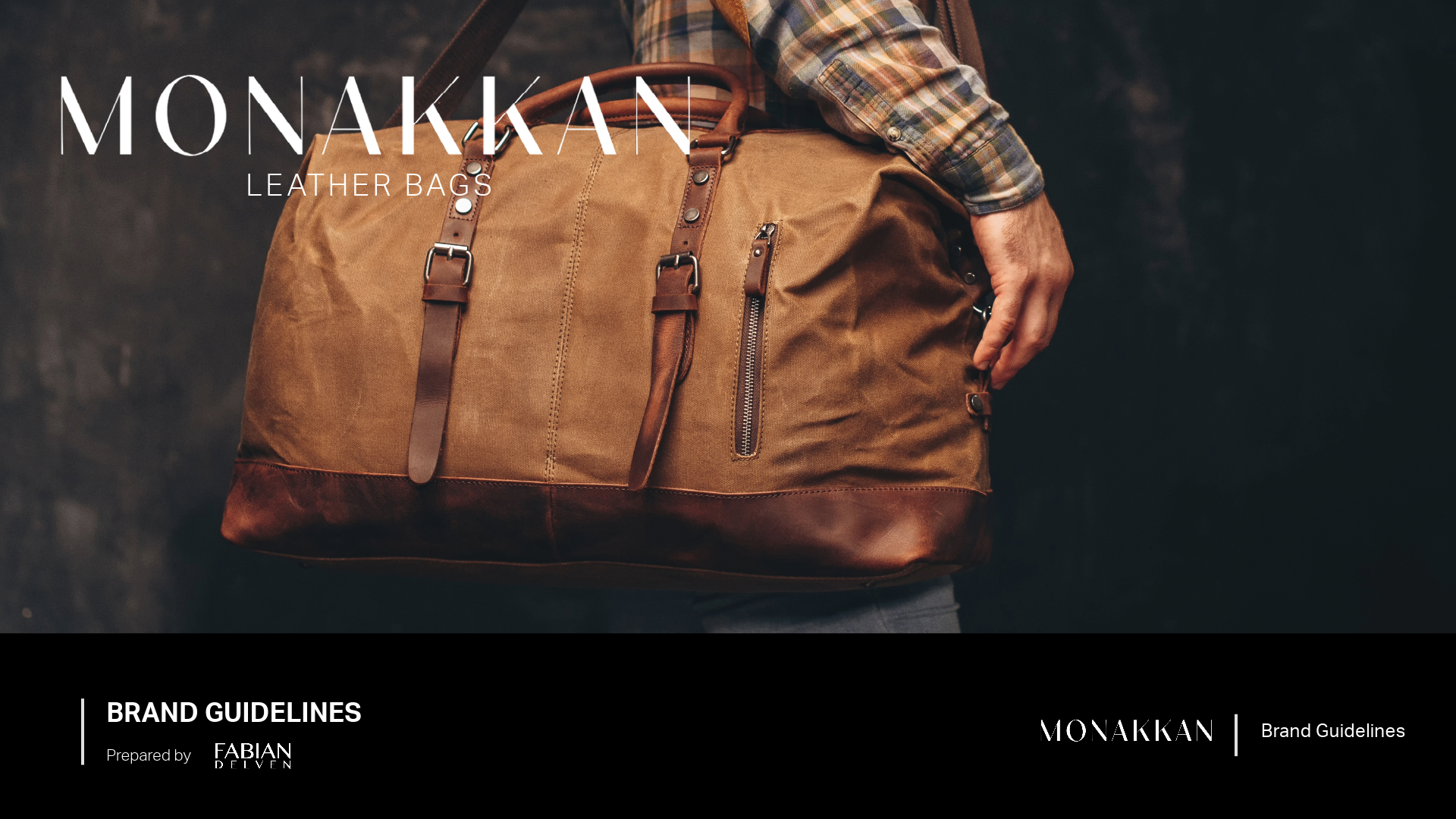 Monakkan leather bag brand guidelines cover