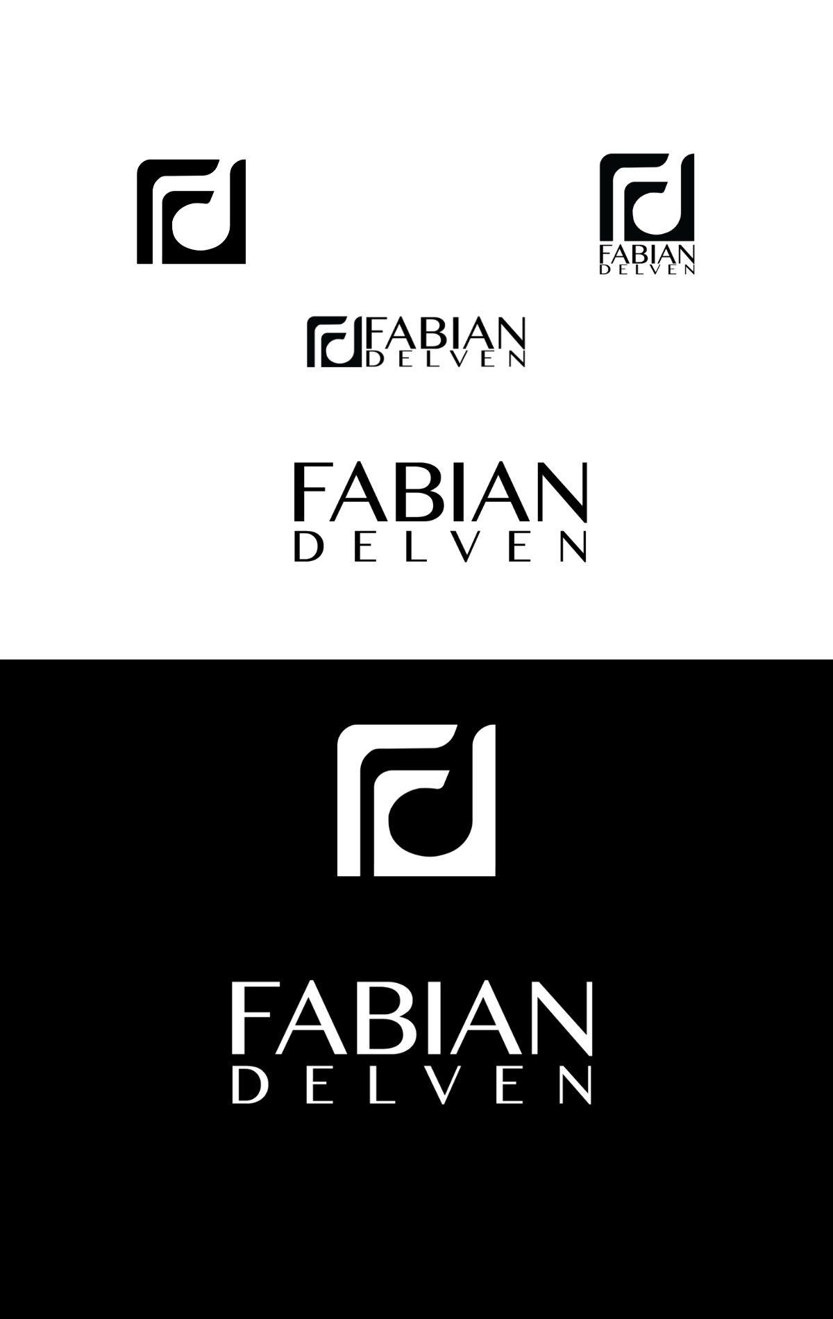 Fabian Delven Logo System